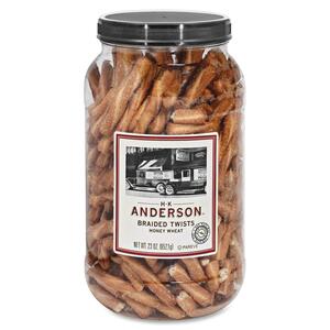 Anderson Pretzel Wheat Braid Pretzel - Honey - 23oz - 1 Each