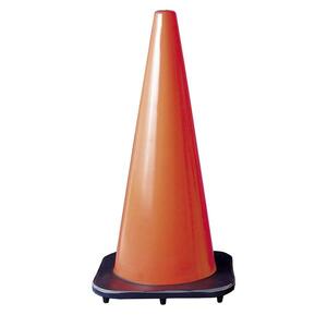 Jackson Safety Safety Traffic Cone - 18" - PVC - Orange, Black