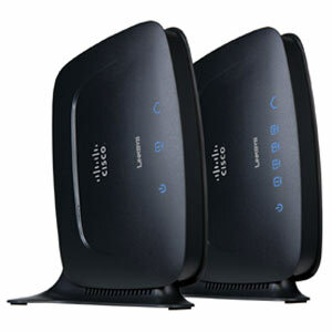 Linksys PLTK300 Powerline Network Kit with 4 Port Network Adapter 85MBPS