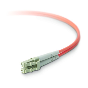 Belkin Fiber Optic Patch Cable - LC Male - LC Male - 164.04ft - Aqua