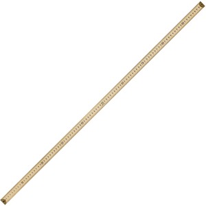 Wooden Metre Stick with Metal Ends