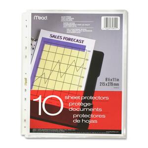 Heavyweight Multi Punched Page Protector 10Pack