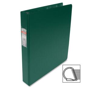 Dubblock D Ring 1" Green Binder with Pocket