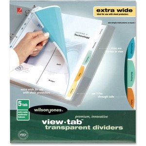 Multi Colored Tab Divider - Click Image to Close