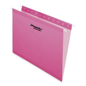 Esselte Colored Hanging Folder - Letter - Pink