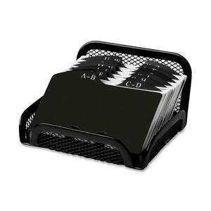 Black Address Card File
