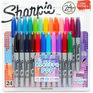 Sharpie Sharpie Permanent Marker - Point Marker Point Style - Assorted Ink - Pack