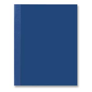 Ampad Clear Front Report Cover - 8.5" x 11" - 100 Sheet x 0.5" Capacity - Dark Blue