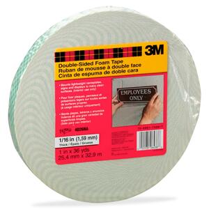 3M 24mmx33m Double-Coated Foam Tape - Click Image to Close