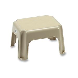 Rubbermaid Economy Step Stool - 300lb12.5" x 15.5" x 9.25" - Almond