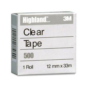 Highland Transparent Tape - Click Image to Close