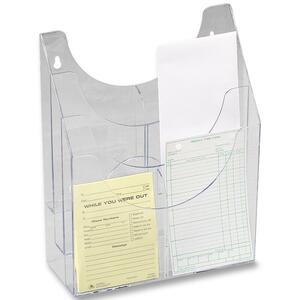 Rubbermaid Multipurpose Organizer - 12" x 9.25" x 4.25" - 6 Pocket(s) - Plastic - Clear