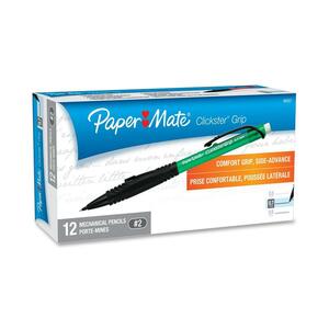 Paper Mate Clickster Mechanical Pencil - 0.7 mm Lead Size - Transparent Barrel - 12 / Box