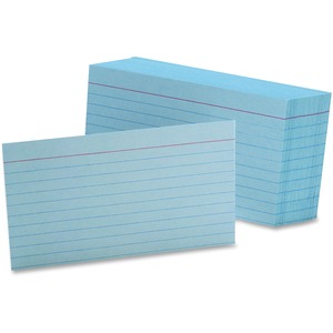 Horizontal Ruled Index Card Commercial Pack