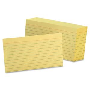 Horizontal Ruled Index Card Commercial Pack - Click Image to Close