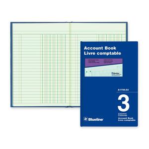 5-43/64"x8-1/4" Miniature Accounting Book - Click Image to Close