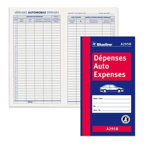Bilingual Auto Expense Log Book - Click Image to Close
