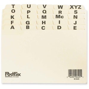 PlainTab Index Card File Guide