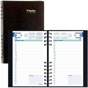 Coilpro English/French Daily Planner