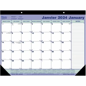 Perforated Monthly Desk Pad Calendar - Click Image to Close