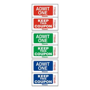 Admit One with Coupon Ticket