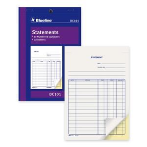 DC101 Statement Book