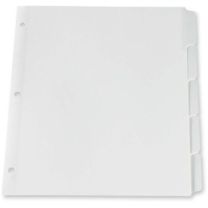 Heavy Duty Plain Tab Loose Leaf Index Divider - Click Image to Close