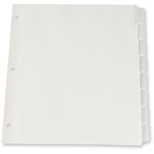 Heavy Duty Plain Tab Loose Leaf Index Divider - Click Image to Close