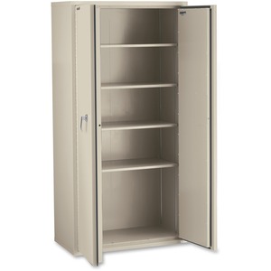 4 Shelf 36"W Parchment Fire Resistant Storage Cabinet