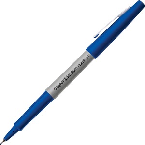 Paper Mate Flair Porous Point Pen - Ink Color: Blue - 12 / Dozen