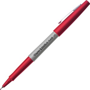 Paper Mate Flair Porous Point Pen - Ink Color: Red - 12 / Dozen