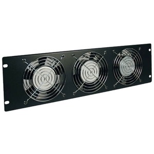 Tripp Lite by Eaton SmartRack 3U Fan Panel - 3 208-240V high-performance fans; 315 CFM; C14 inlet