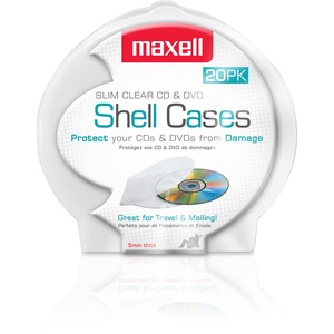 Maxell CD_356 Slim CD/DVD Jewel Case