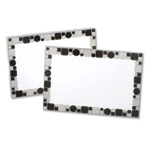 Esselte Designer Unruled Index Card - 4" x 6" - Black, Gray