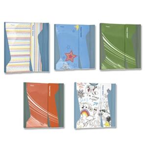 Mead Trapper Keeper Ring Binder - 11.37" x 12" - 5 Divider - 1.5" Capacity - Assorted