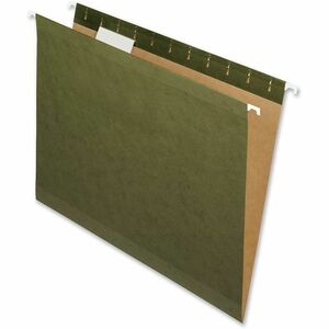 Recycled Green Hanging File Folders