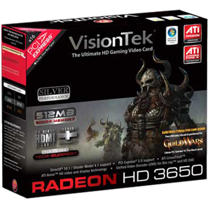 Visiontek Radeon HD 3650 Graphics Card