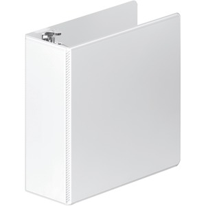 Heavy-Duty D-Ring 4" White Binder