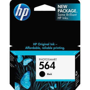 HP No. 564 Black Ink Cartridge - Inkjet - 250 Page - Black