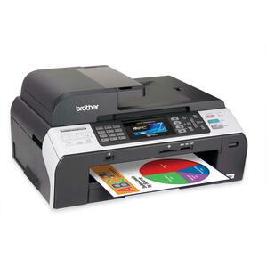 Brother Professional MFC-5890CN Multifunction Printer - Color Inkjet - 35 ppm Mono - 28 ppm Color - 6000 x 1200 dpi - Fax, Copier, Scanner, Printer - USB, PictBridge, Network - Ethernet - PC, Mac