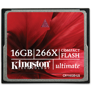 Kingston 16GB Ultimate 266X CompactFlash Compact Flash CF Type I Flash Memory Card CF/16GB-U2