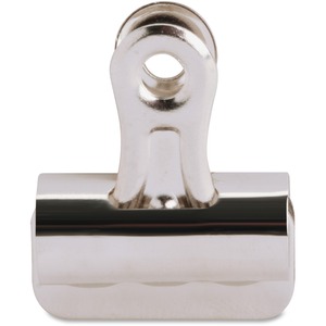 Sparco Bulldog Clip - 1.25" Width x 1" Length - Nickel Plated - 36 Each Box - Silver