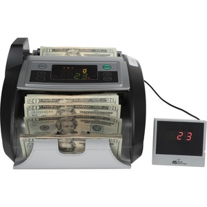 Royal Sovereign Electric Bill Counting Machine - 200 Bill Capacity - Counts 1000 bills/min - Blue, Gray