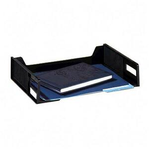 Sparco Recycled Letter Tray - 2.19" x 12.75" x 9" - Black