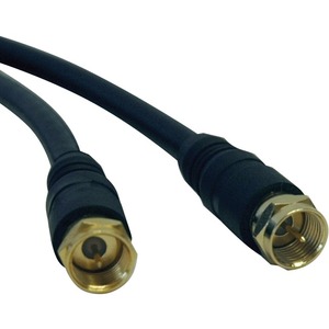 Tripp Lite by Eaton 6ft Home Theater RG59 Coax Cable with F-Type Connectors 6'
