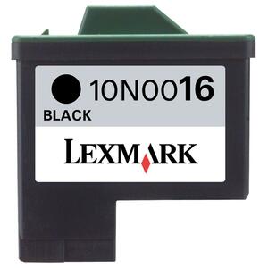 Lexmark No. 16 Black Ink Cartridge - Inkjet - 410 Page - Black - 1