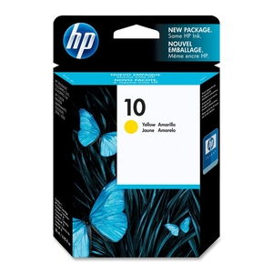 HP No. 10 Yellow Ink Cartridge - Inkjet - 1650 Page - Yellow - 1