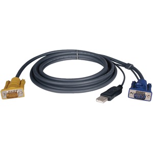 Tripp Lite by Eaton USB (2-in-1) Cable Kit for NetDirector KVM Switch B020-Series and KVM B022-Series 19 ft. (5.79 m)