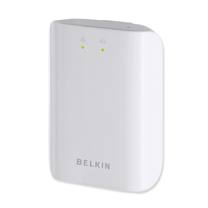 Belkin 85 Mbps PowerLine Network Adapter - 1 x Network, 1 x Powerline - 85Mbps