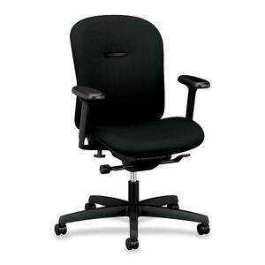 HON Mirus Low back Task Chair - 28" x 30.5" x 41" - Polyester Black Seat